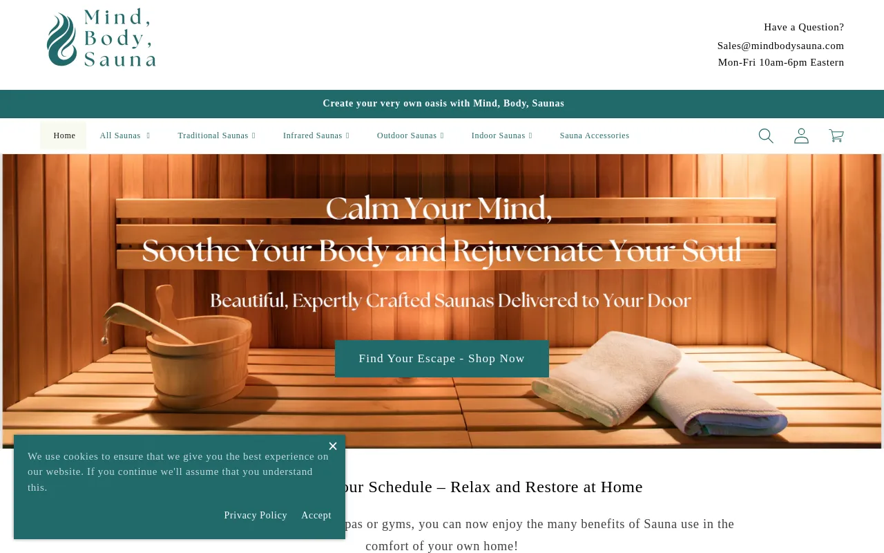 Mind, Body, Sauna screenshot