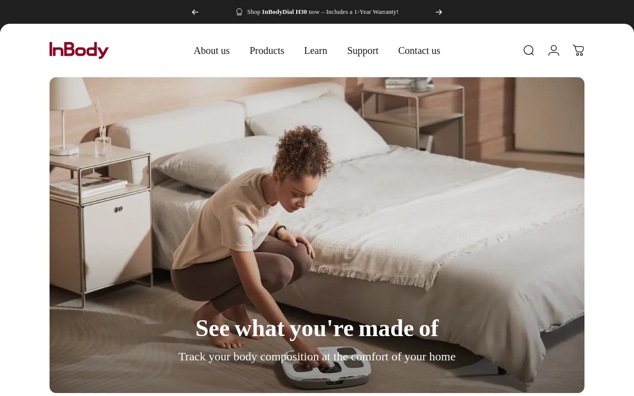 uk.inbodyshop.com website screenshot