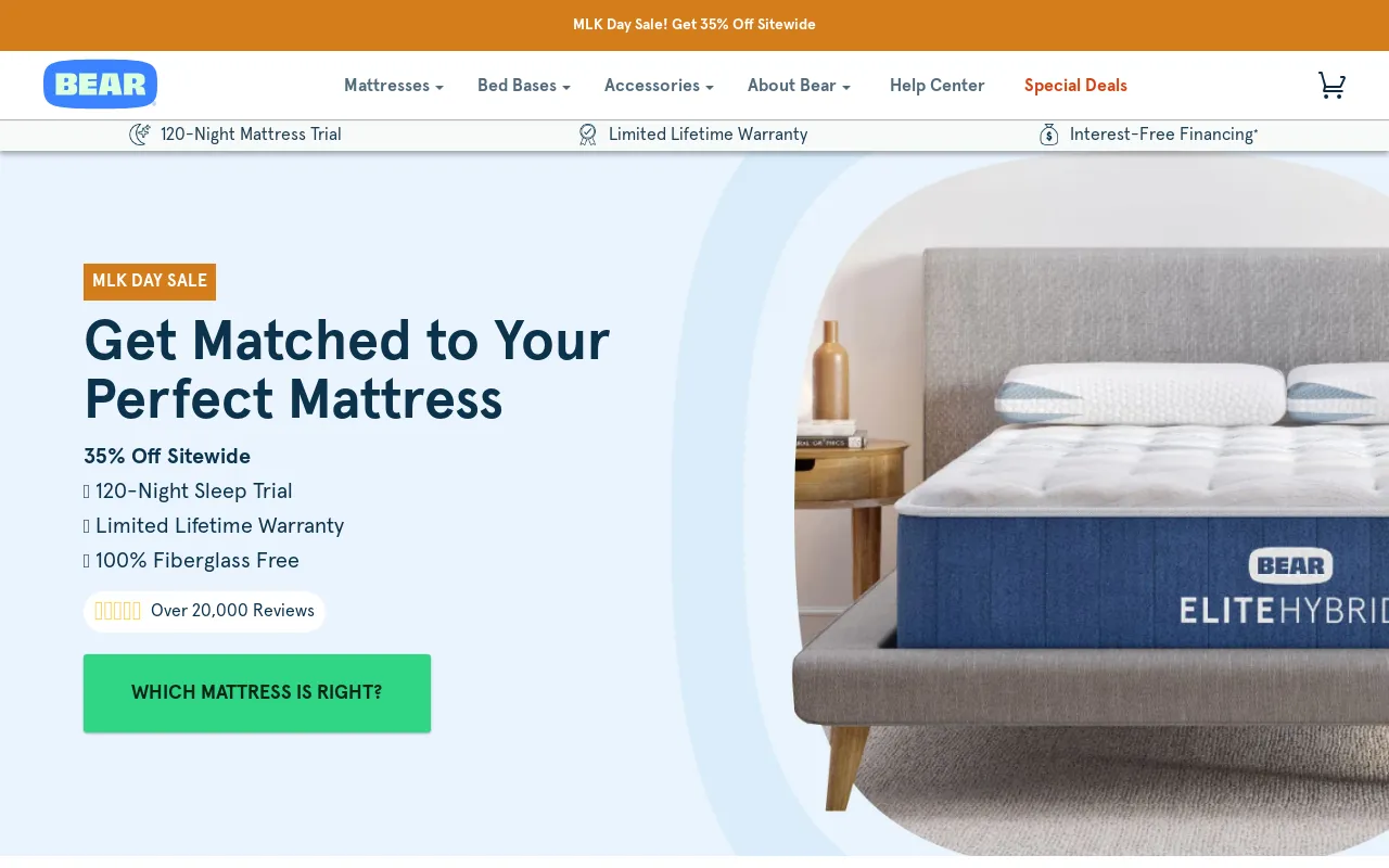 Bear Mattress screenshot