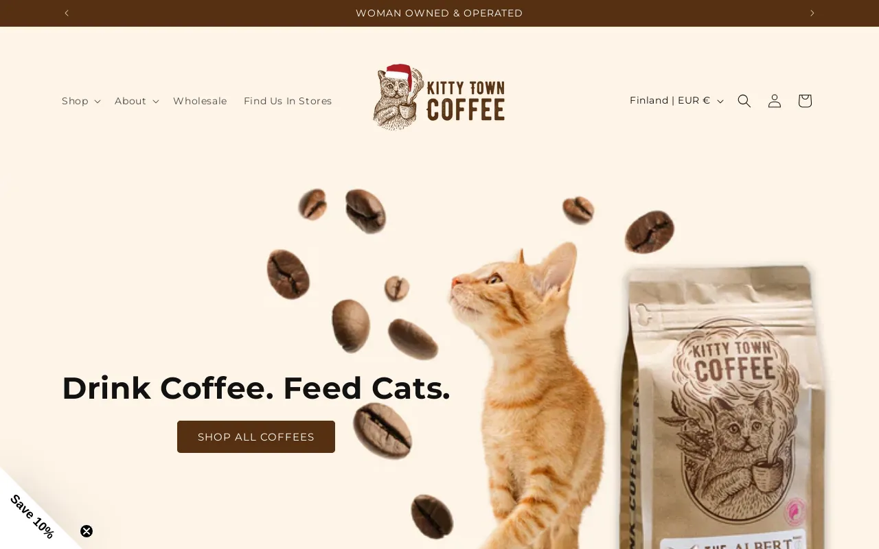Kitty Town Coffee screenshot