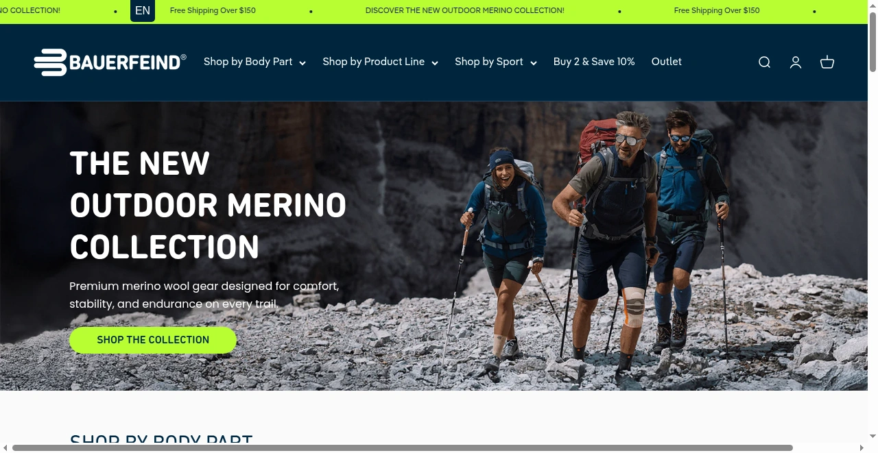 Bauerfeind Canada - Sports screenshot