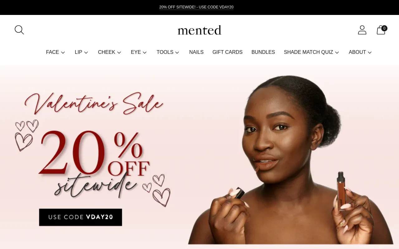 Mented Cosmetics screenshot