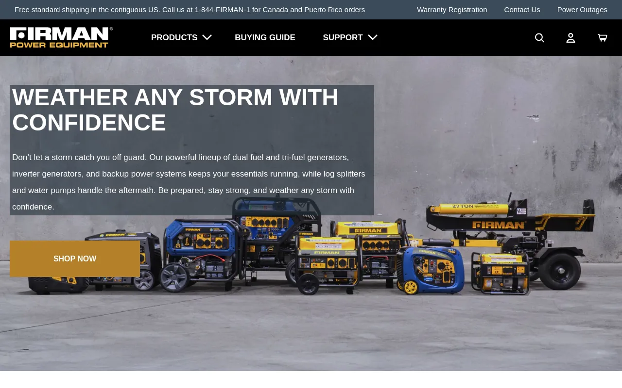 FIRMAN Power Equipment screenshot