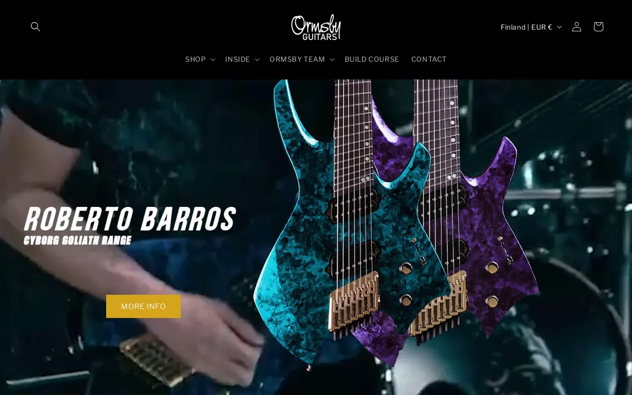 Ormsby Guitars screenshot