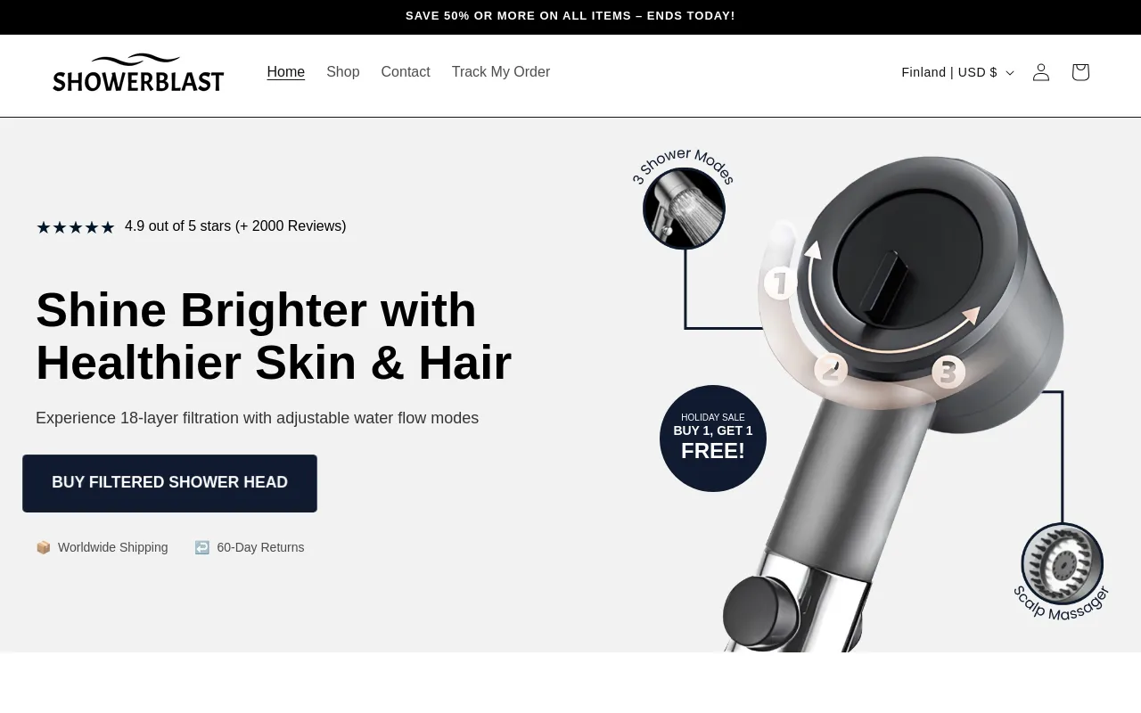 ShowerBlast screenshot