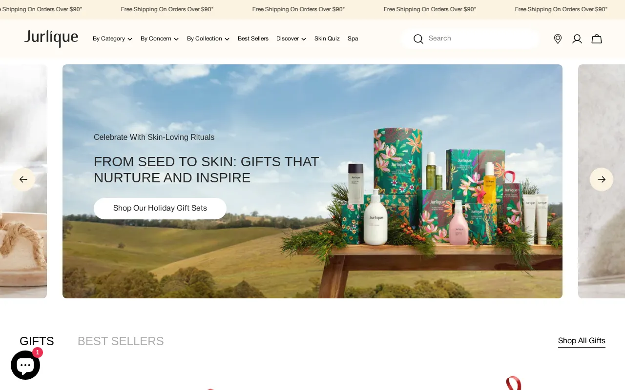 Jurlique Australia screenshot