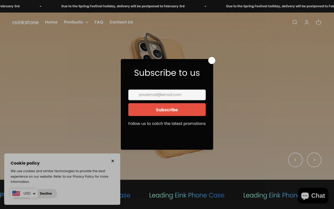 Reinkstone screenshot
