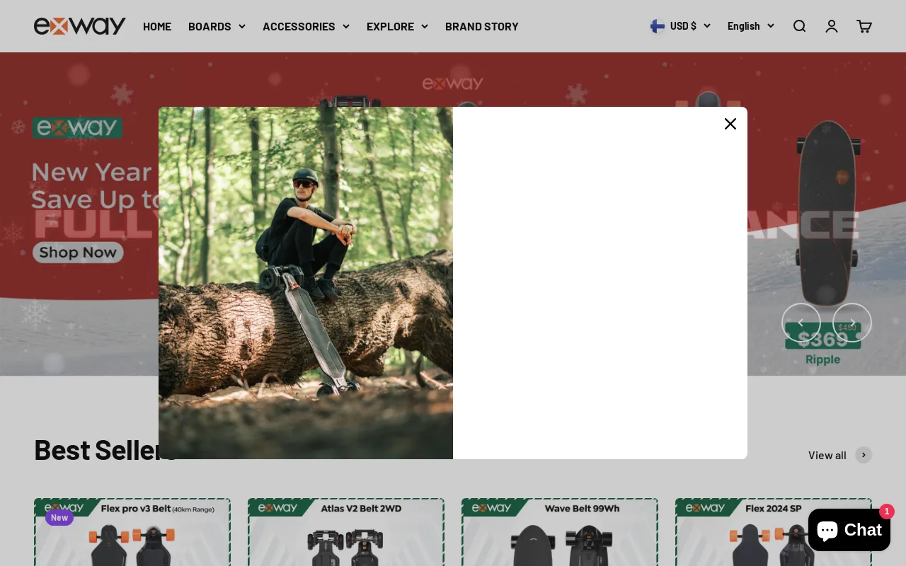 Exway Electric Skateboard screenshot