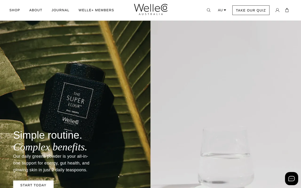 WelleCo Australia screenshot