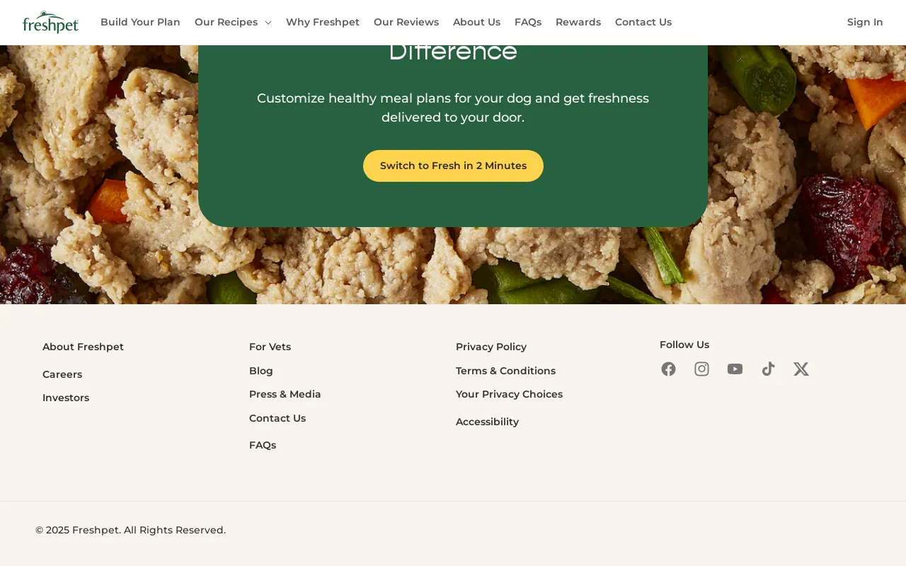 deliver.freshpet.com screenshot