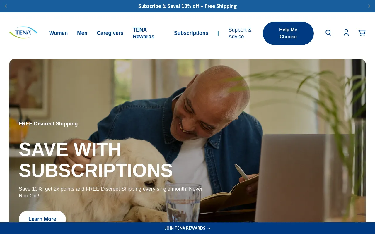 Tena Corporation screenshot