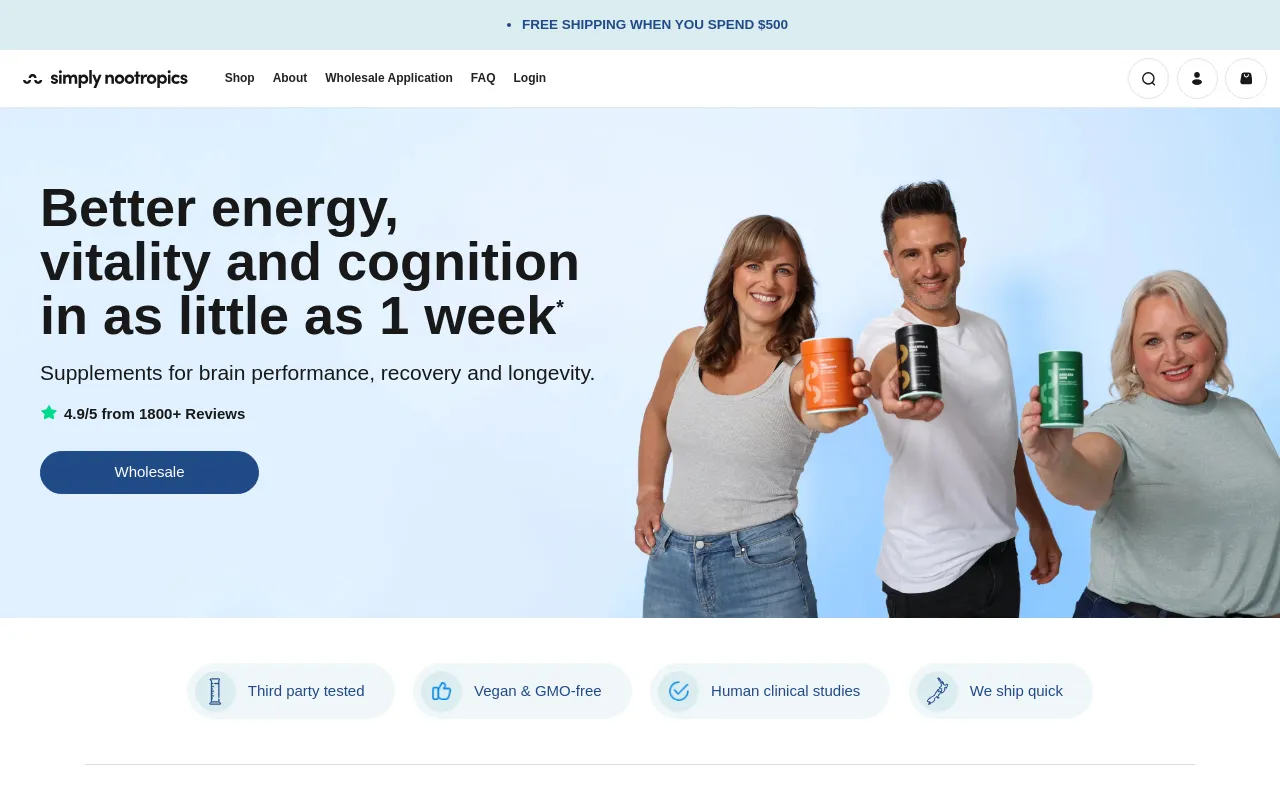 SN Wholesale Australia screenshot