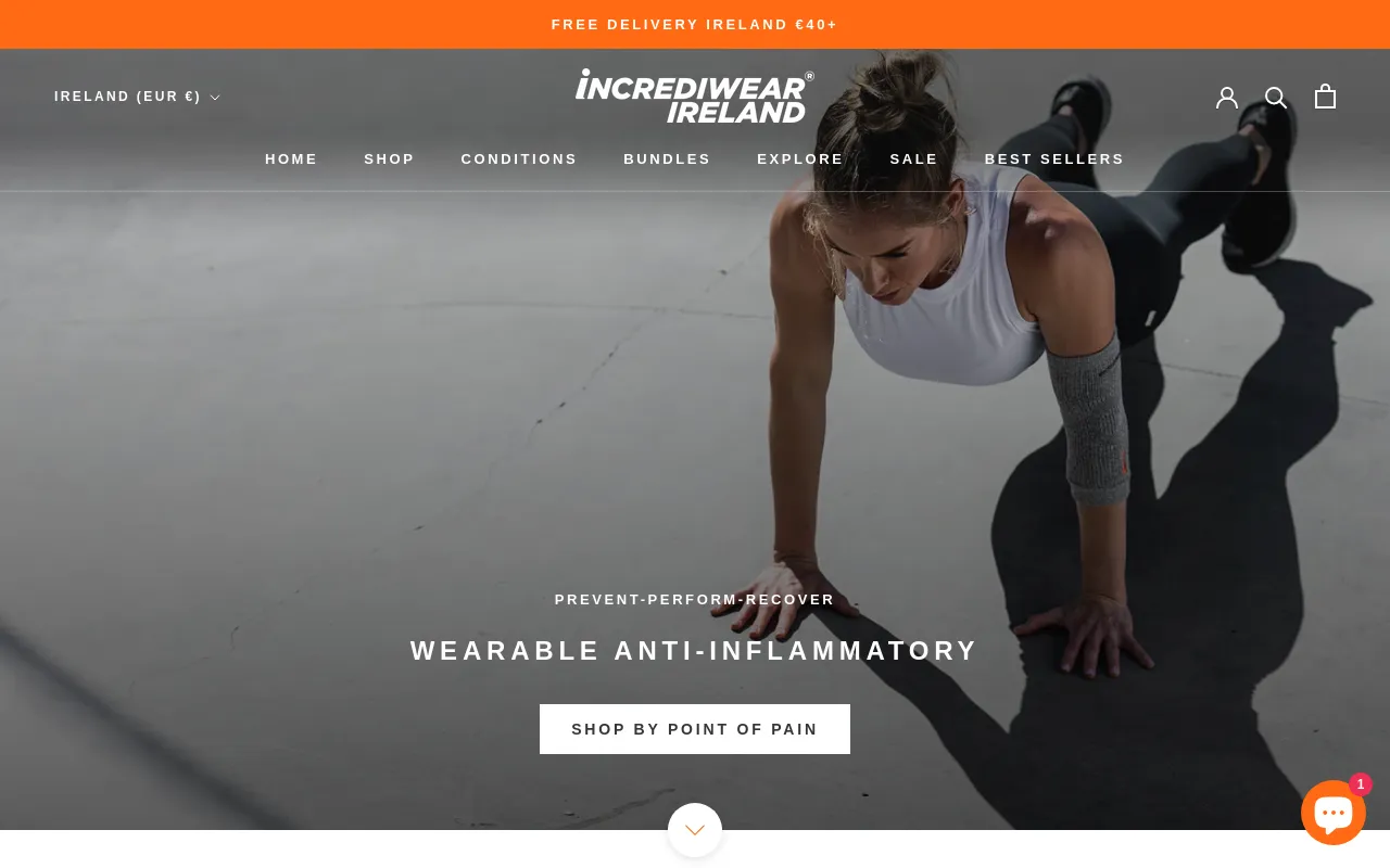 Incrediwear Ireland screenshot