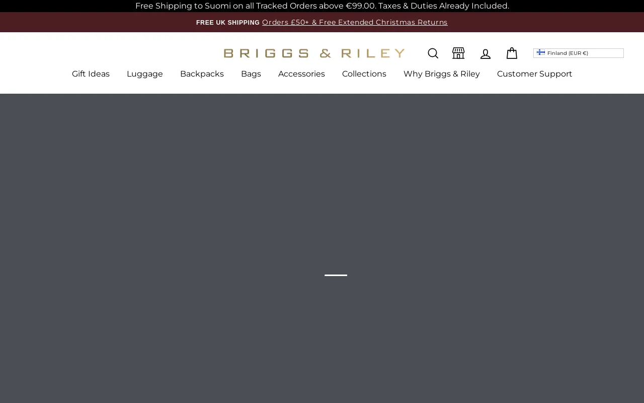 Briggs & Riley UK screenshot