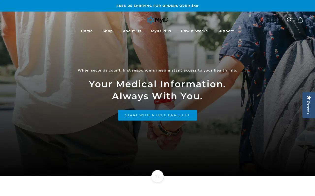 MyID Shop screenshot