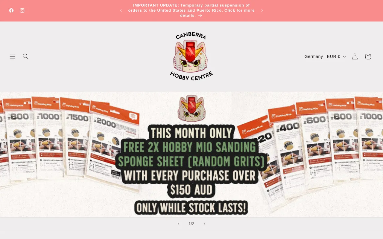 Canberra Hobby Centre screenshot