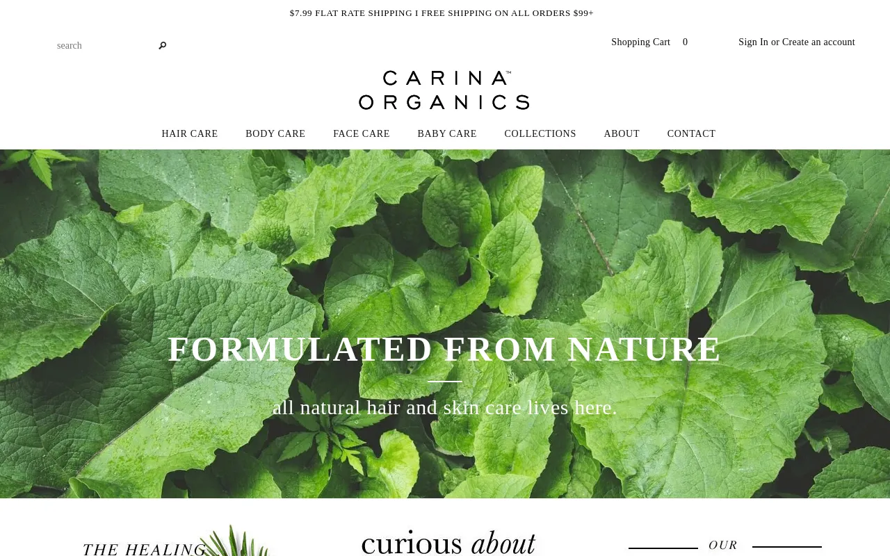 Carina Organics screenshot