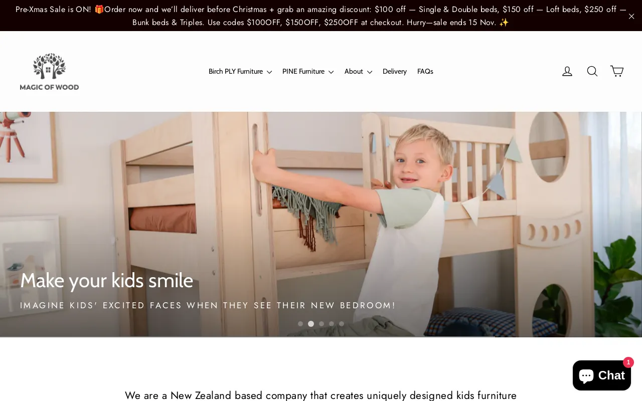 Magic of wood NZ screenshot