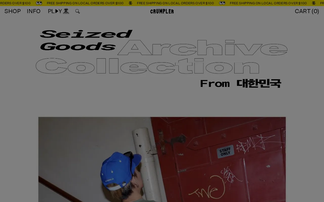 Crumpler Australia screenshot