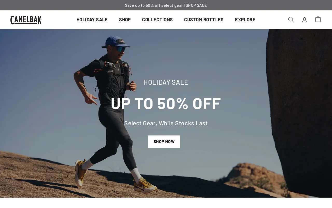 CamelBak Australia screenshot