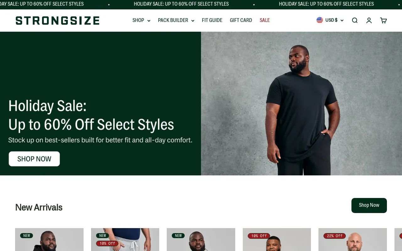 Strongsize screenshot