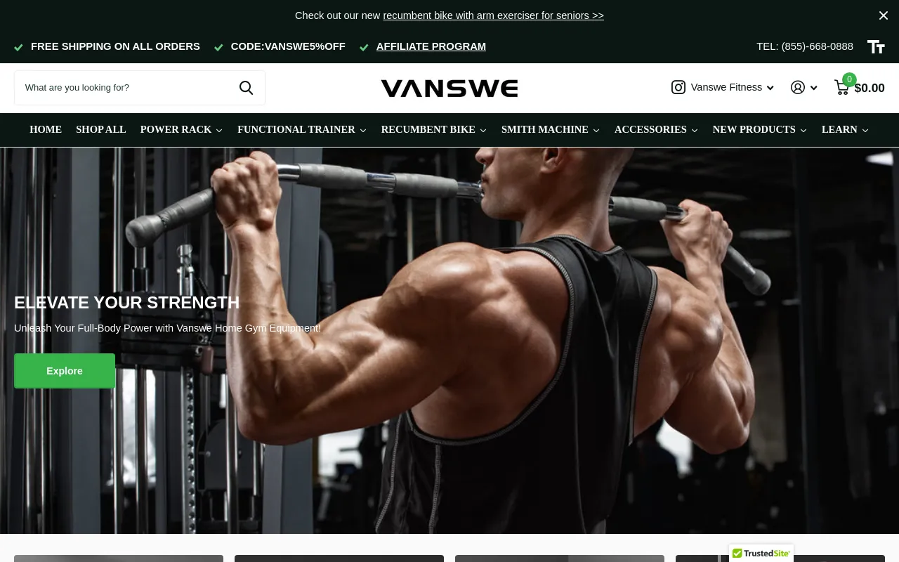 Vanswe Fitness screenshot