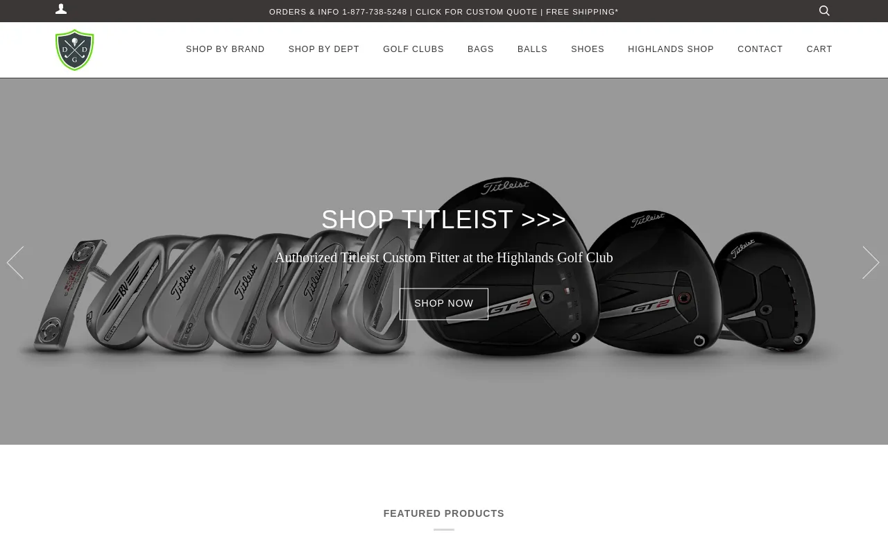 DiscountDansGolf.com | Highlands Golf Club screenshot