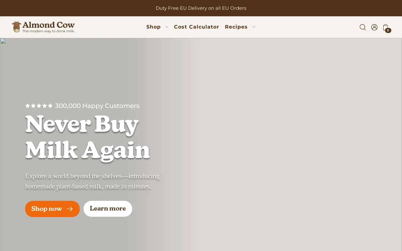 Almond Cow screenshot