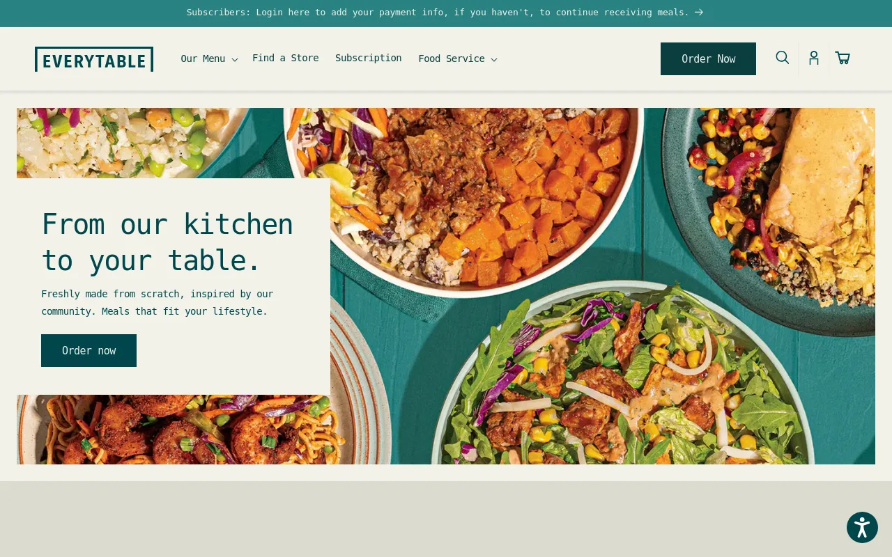 Everytable screenshot