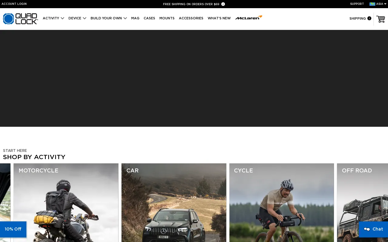 Quad Lock® Asia screenshot