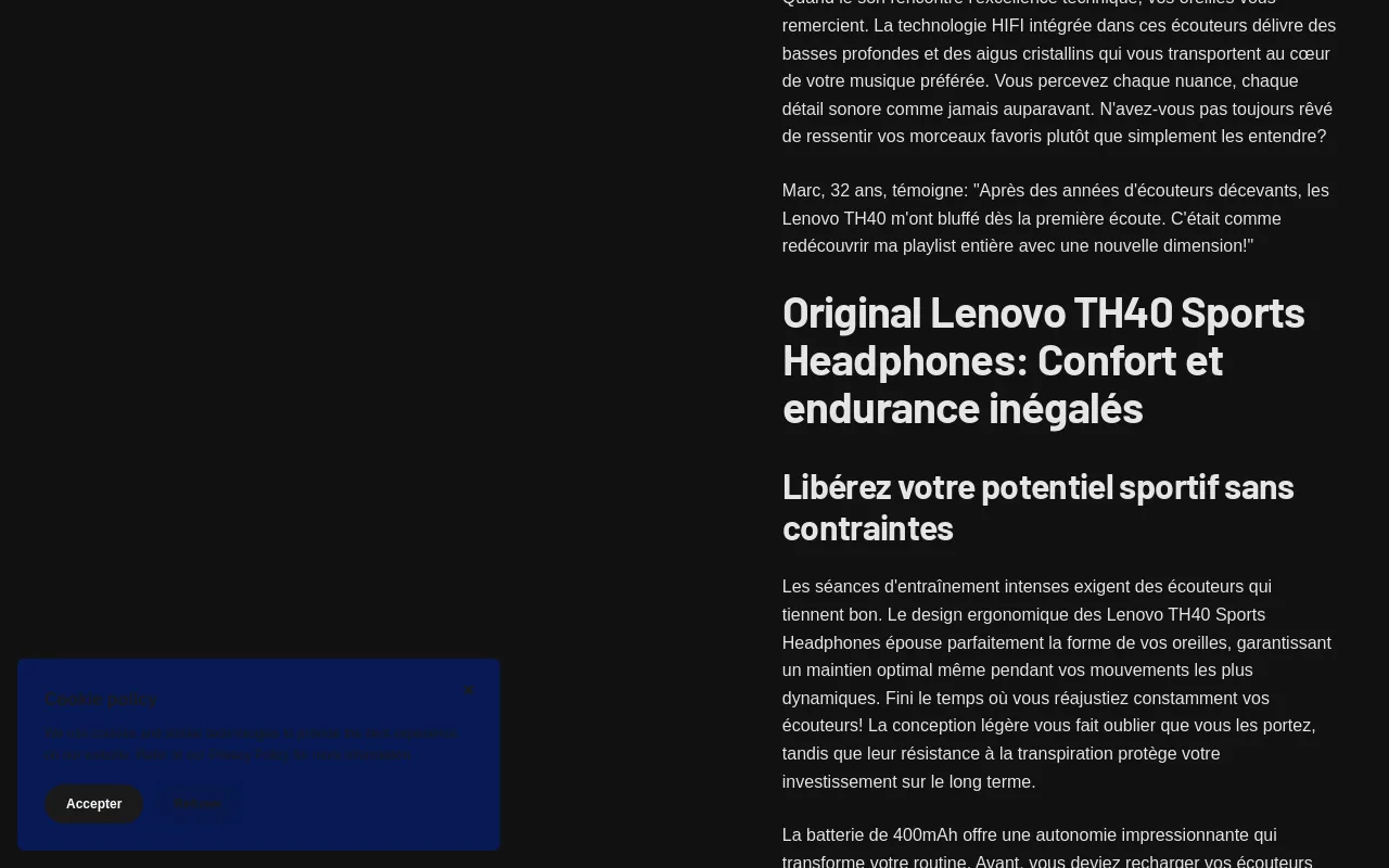 Éric Roussel website screenshot