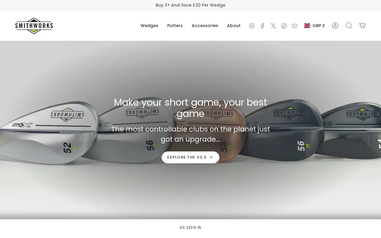 SmithWorks Golf screenshot