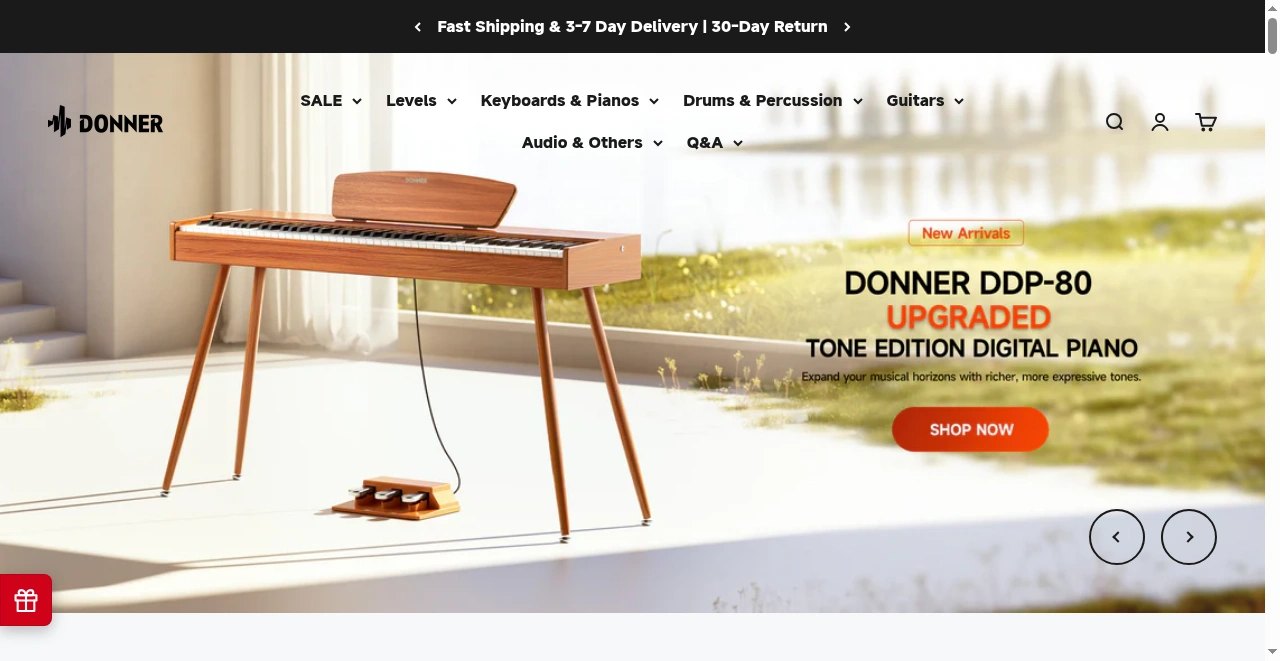 Donner® Music AU screenshot