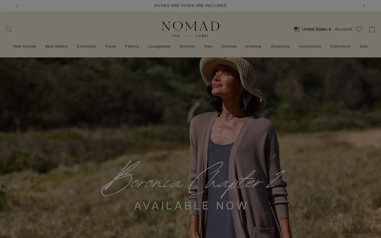 Nomad the Label US screenshot