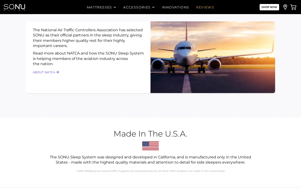 The SONU Sleep System screenshot