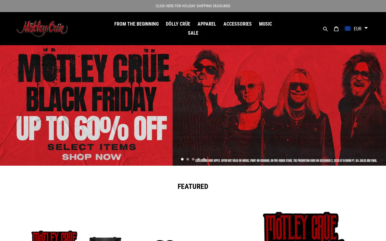 Motley Crue screenshot