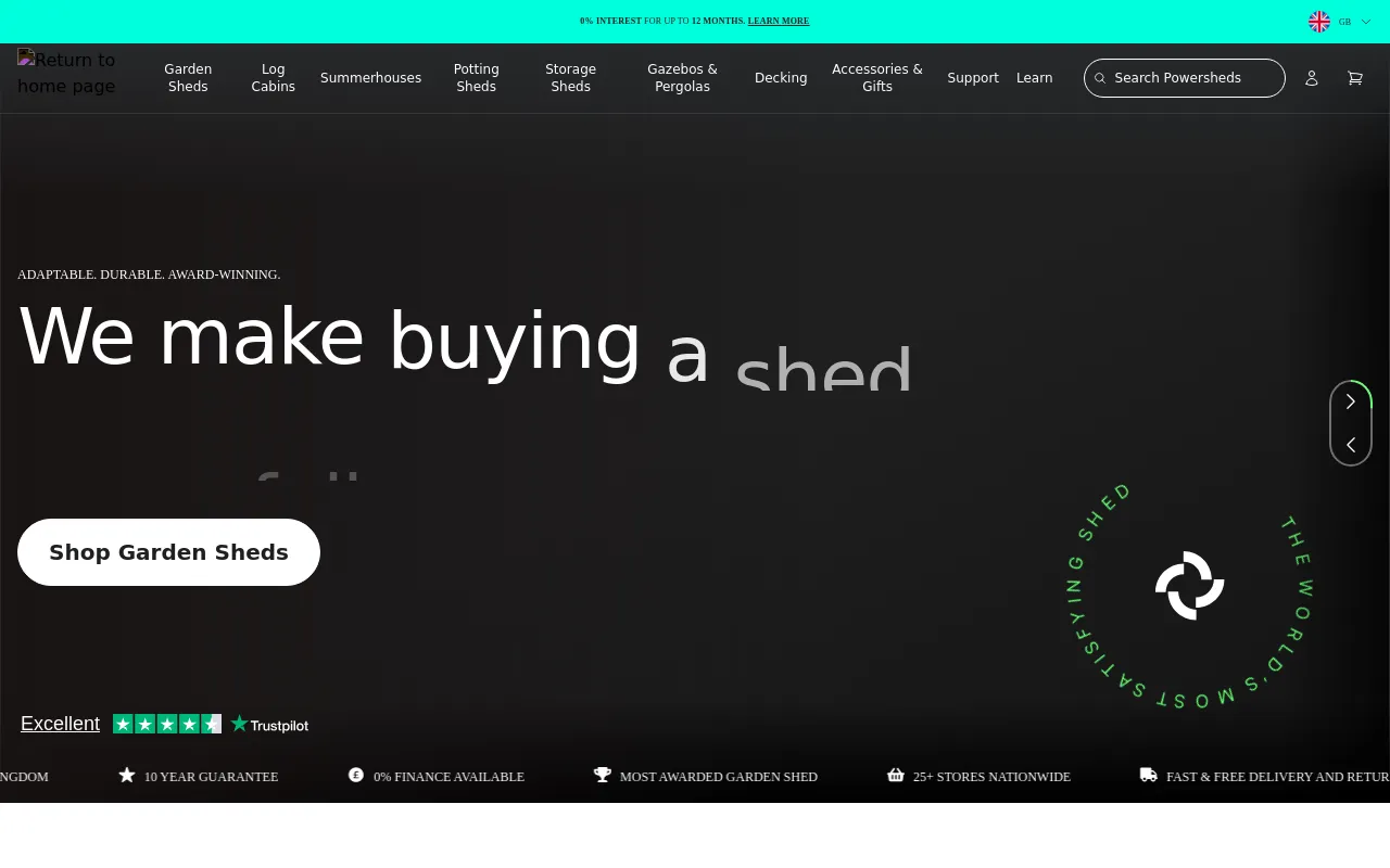 Powersheds screenshot