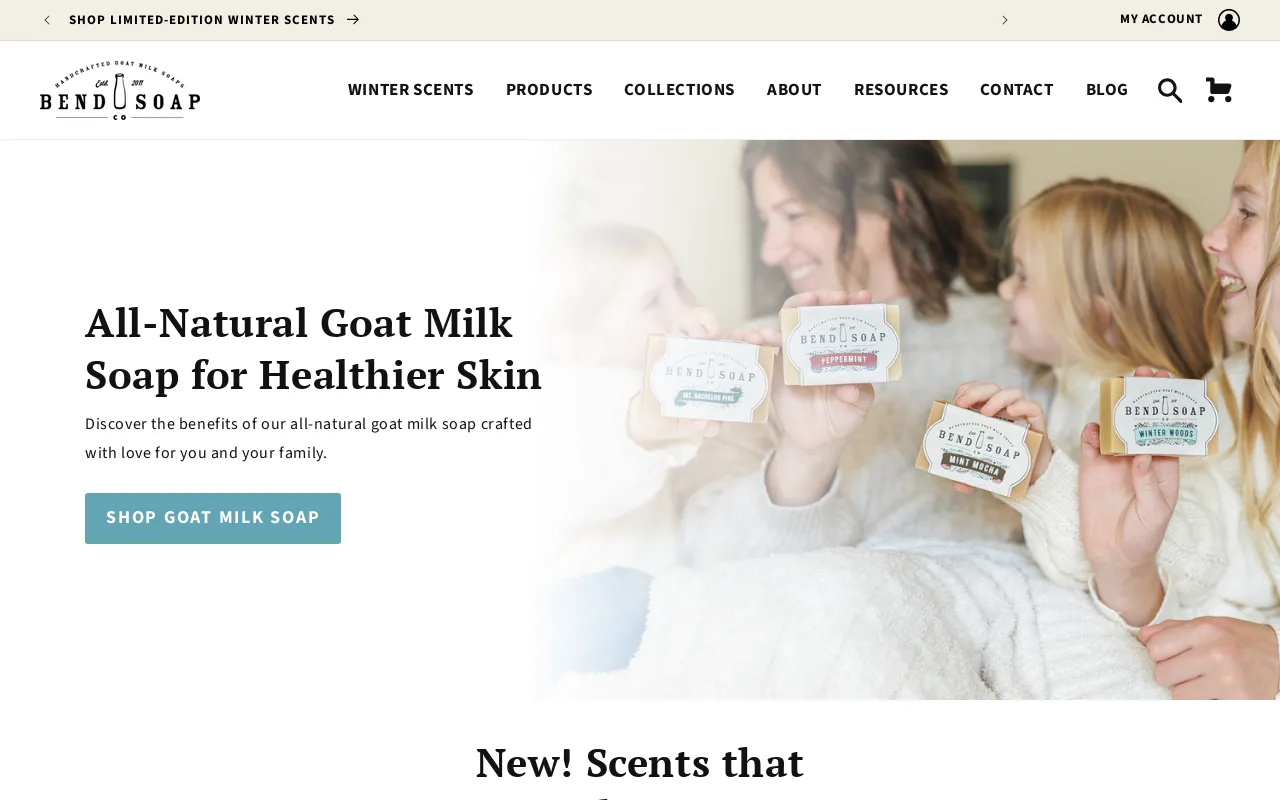 Bend Soap Company screenshot