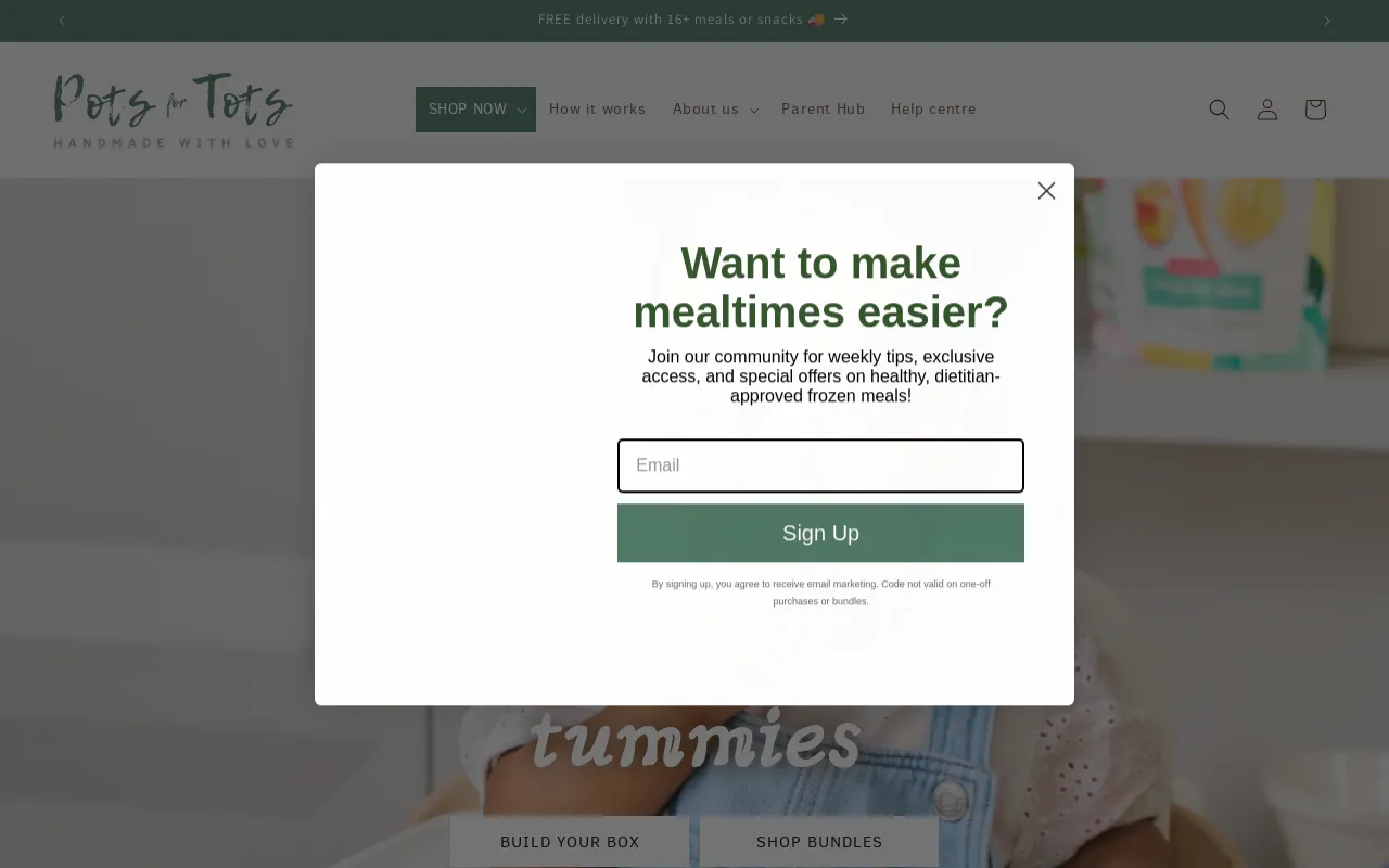 Pots For Tots screenshot