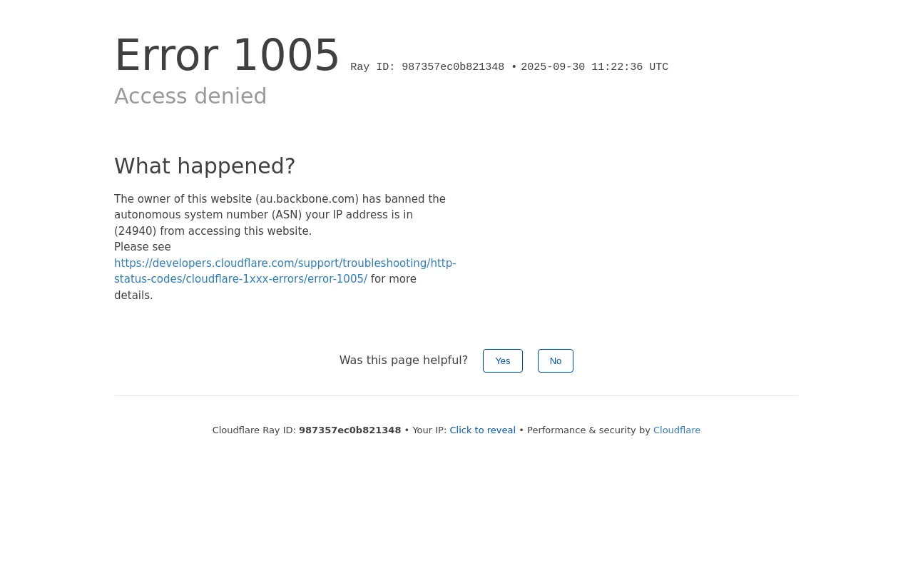 Backbone Australia (Archived) screenshot