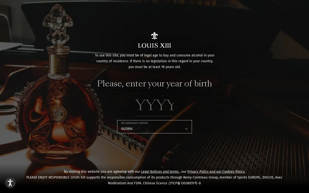 www.louisxiii-cognac.com screenshot