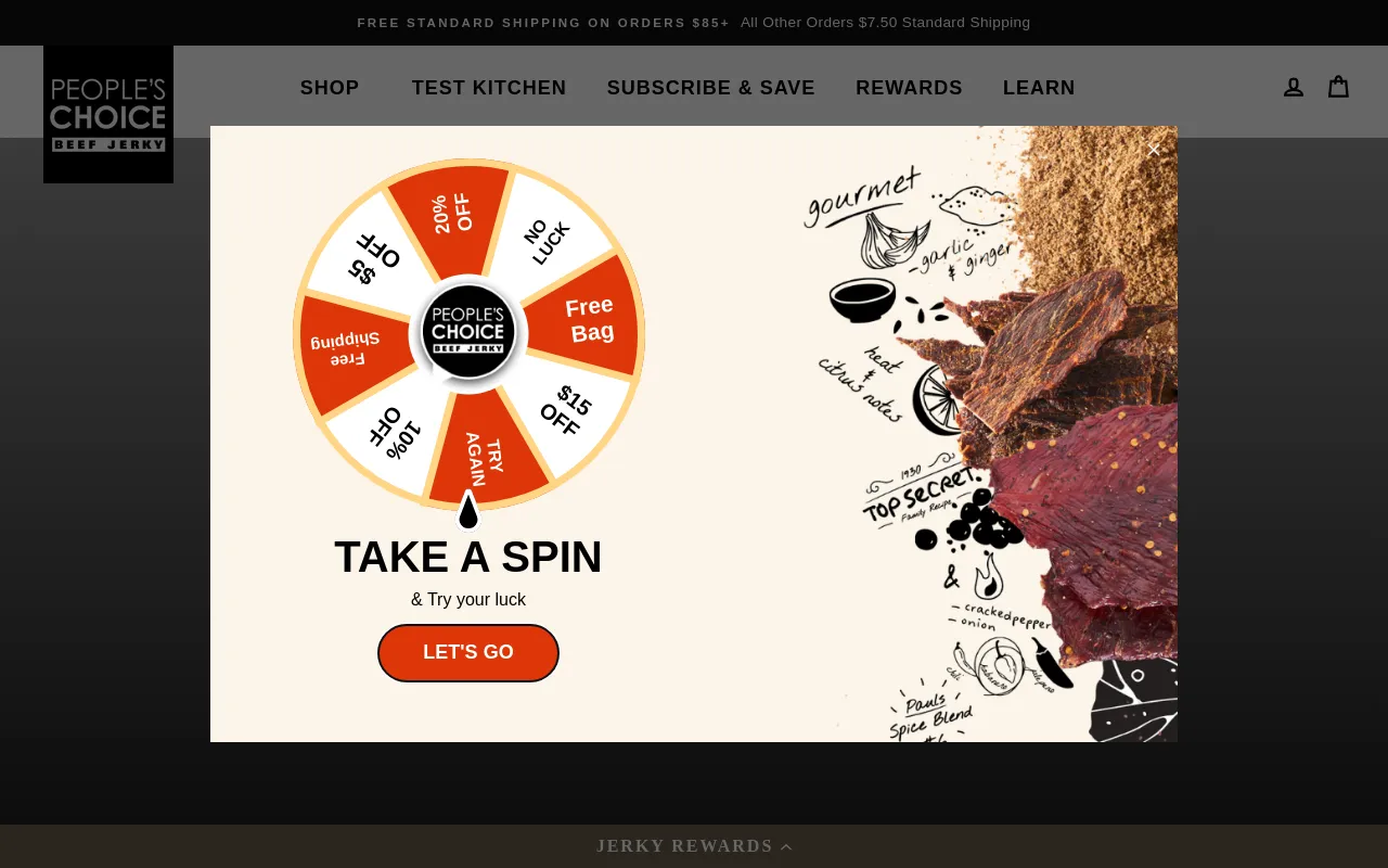 People's Choice Beef Jerky screenshot