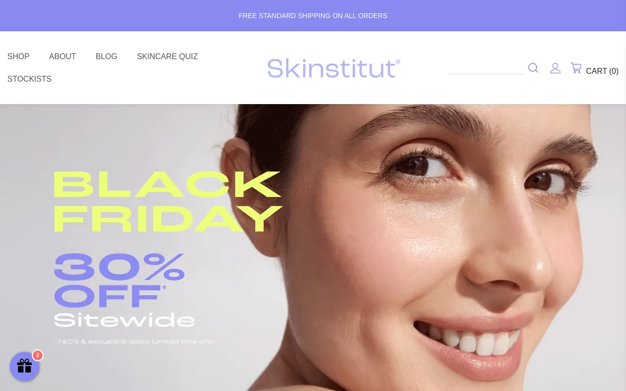 Skinstitut AU screenshot