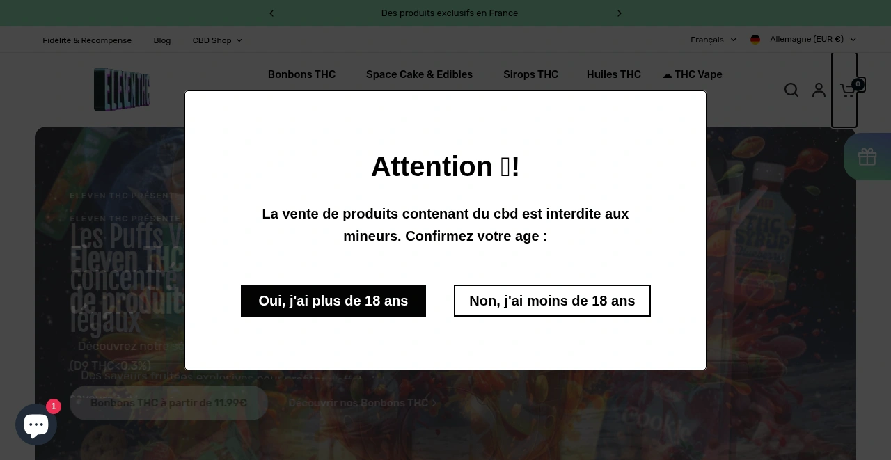 Eleven THC Shop screenshot
