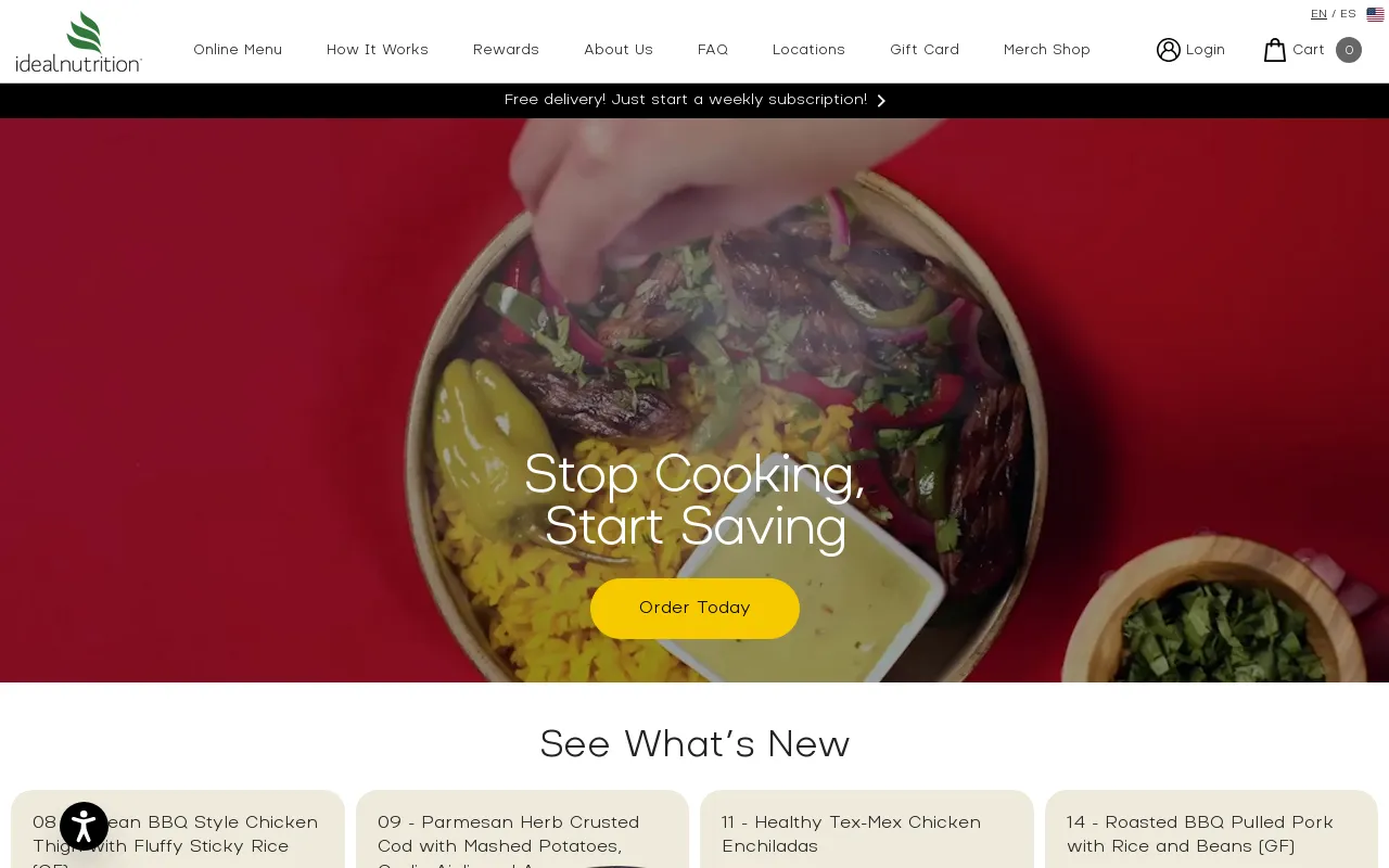 Ideal Nutrition screenshot