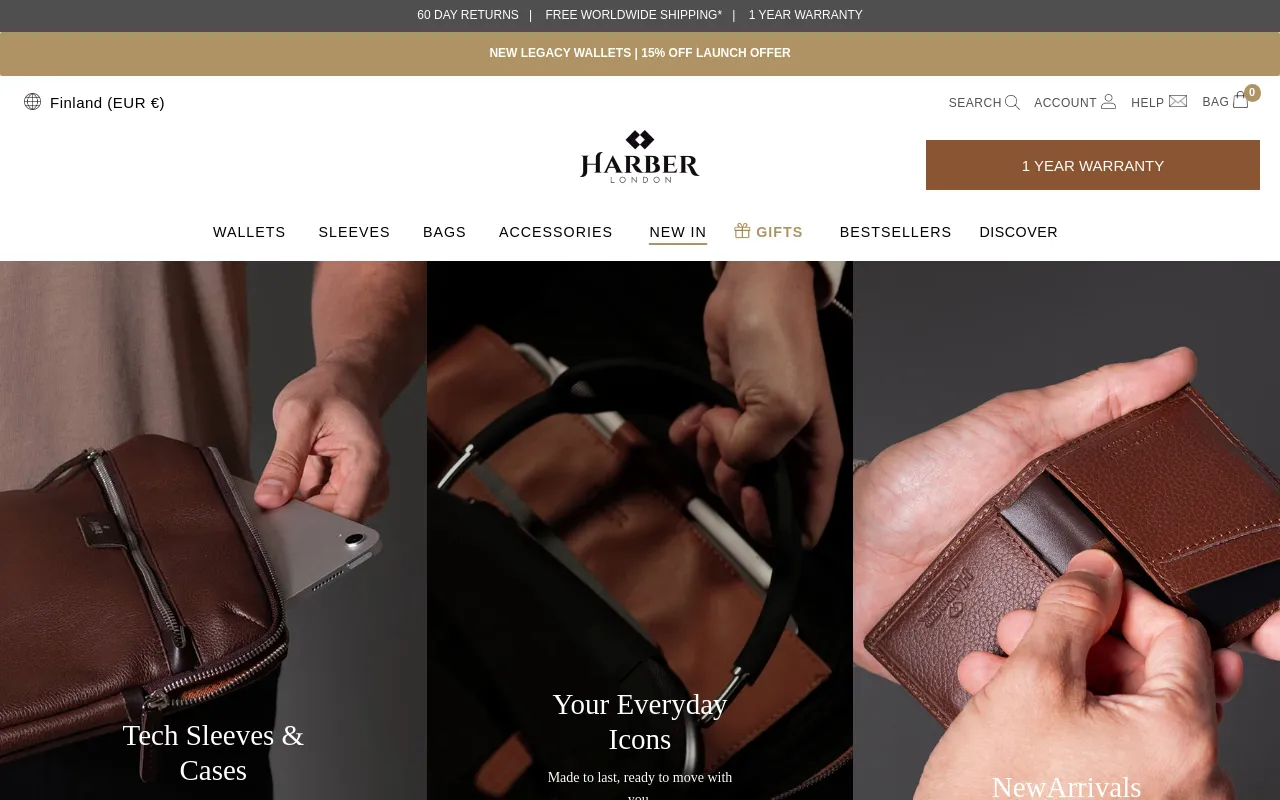 Harber London screenshot