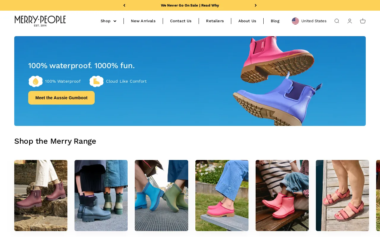 Merry People US screenshot