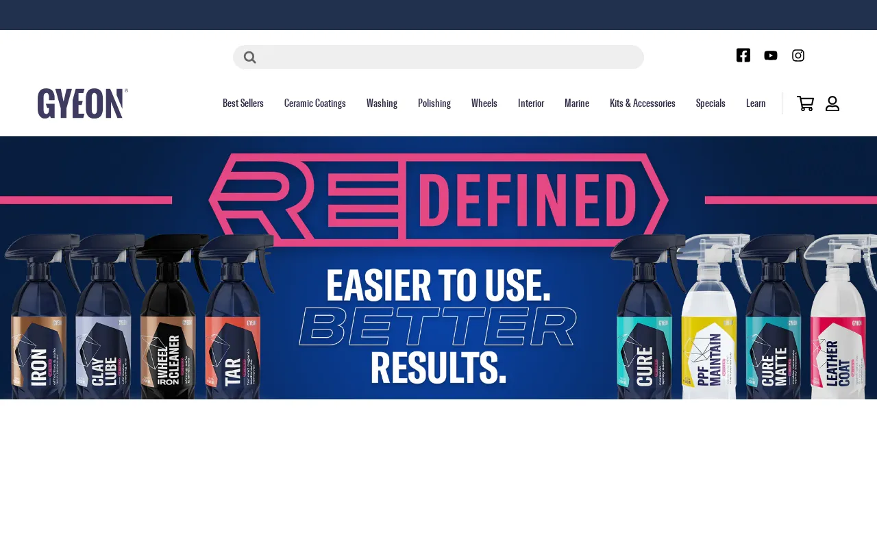 Gyeon Quartz USA screenshot