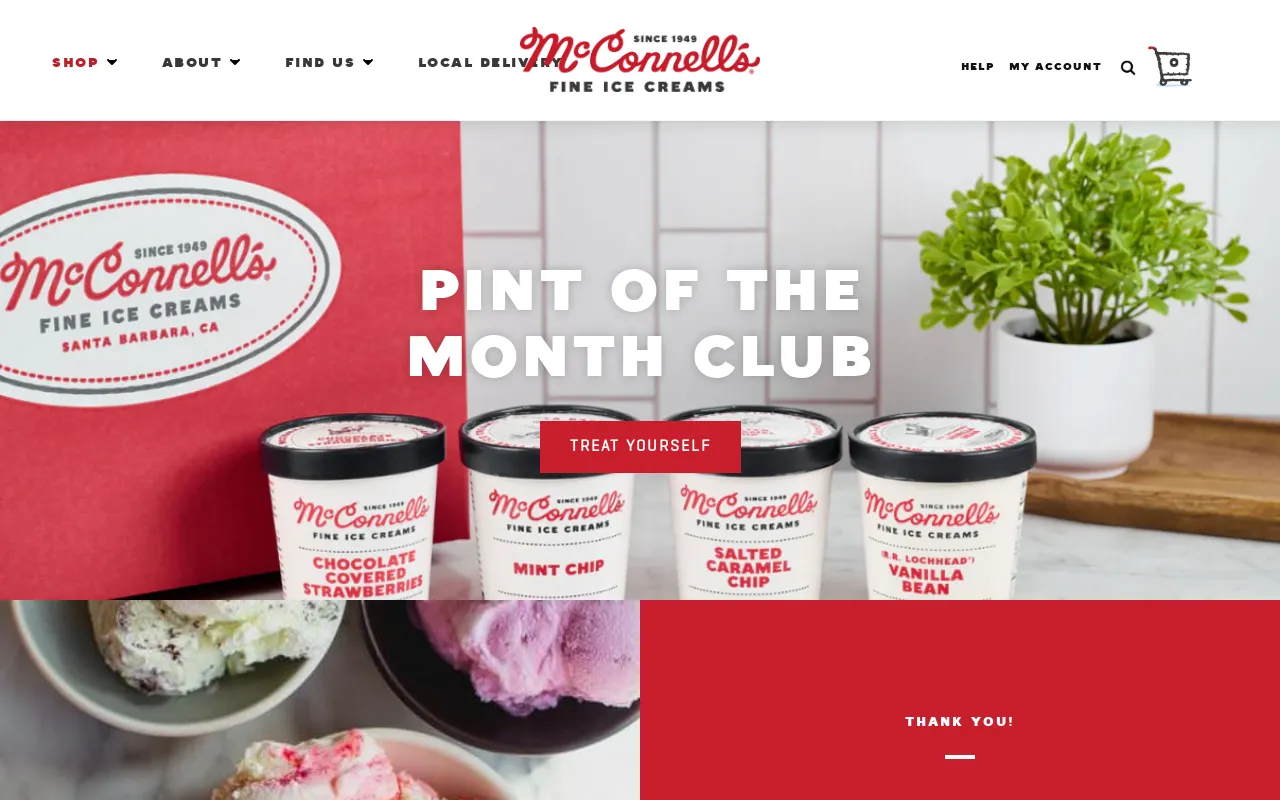 McConnell's Fine Ice Creams screenshot