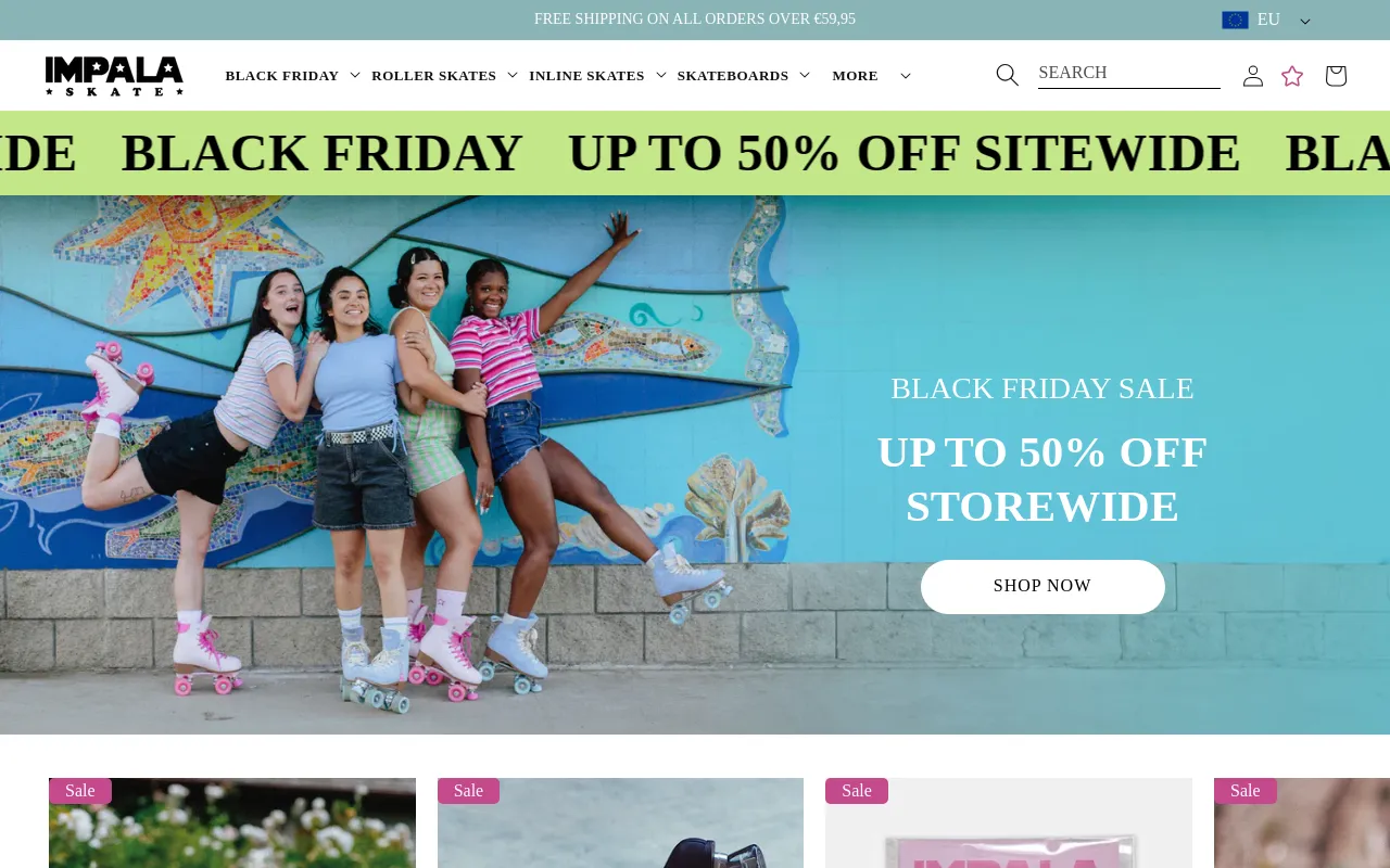 Impala Skate Europe screenshot